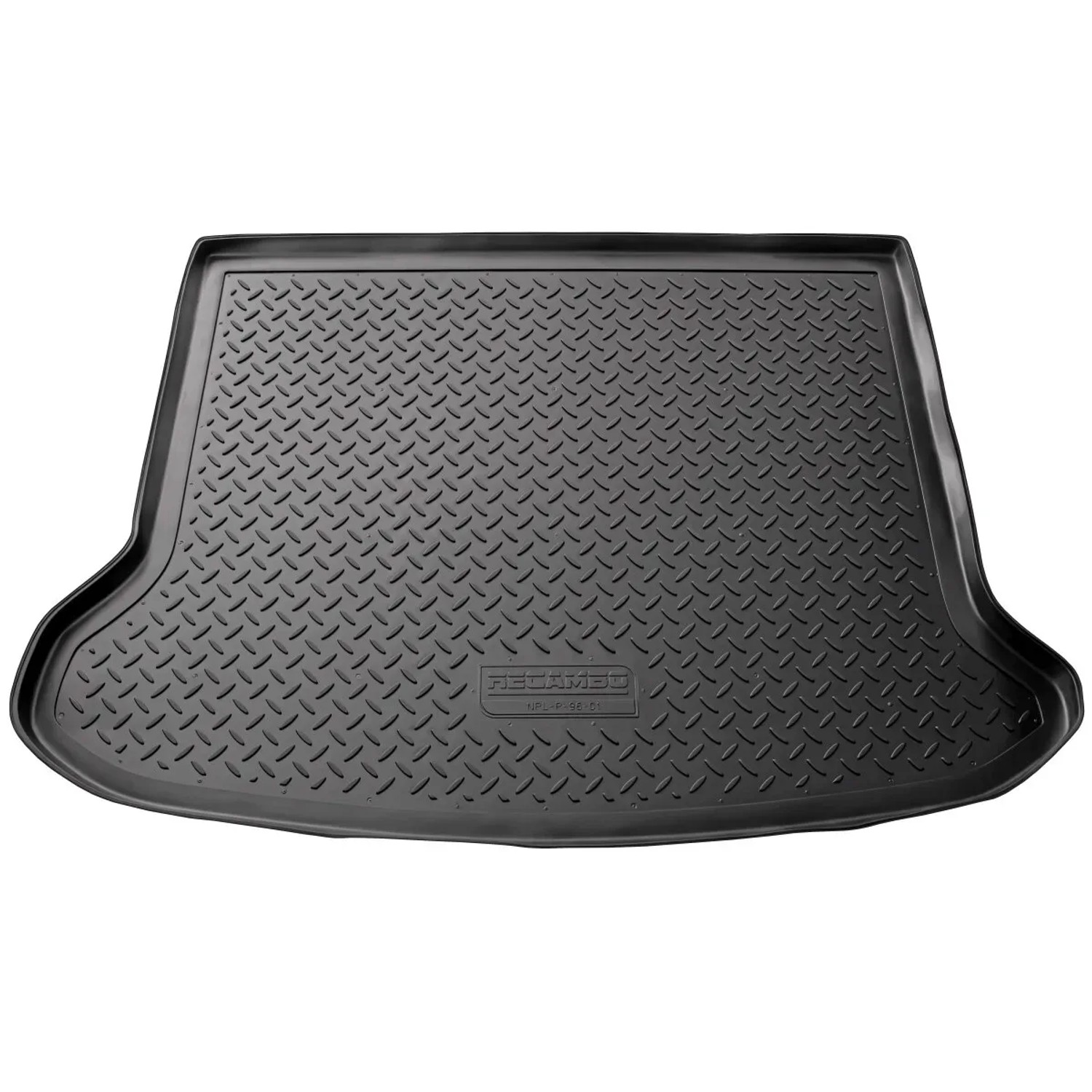 Schwarze Gummi Kofferraumwanne passgenau für Volvo XC60 I (2008-2017), Autozubehör.