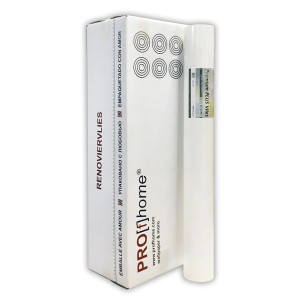 PROFHOME Renoviervlies PremiumVlies Plus, 6 Rollen. Glatte, weiße Vliestapete für Renovierung.