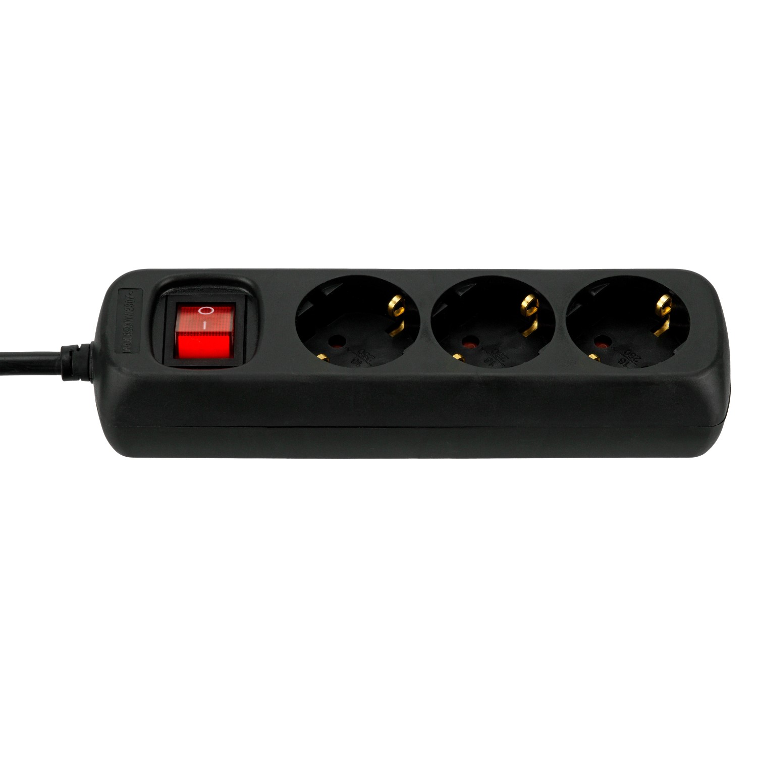REV Ritter Steckdosenleiste Lightsocket LED-3+2-fach USB 10 lm 6500 K  Schwarz kaufen bei OBI