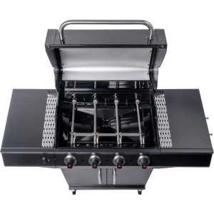 Char-Broil Gasgrill Performance CORE B 4 mit 4 Brennern, offener Deckel, Aufsicht.