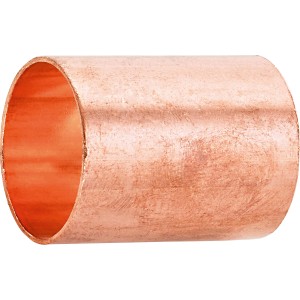 Löt-Muffe Typ 5270, 30 mm aus Kupfer für Heizung und Wasserinstallation.