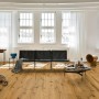 Verlegtes Parador Parkett Smart Eiche Inspire Plus Landhausdiele Naturöl im Wohnraum.