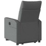 vidaXL Relaxsessel mit Aufstehhilfe Dunkelgrau Stoff 3324053_6
