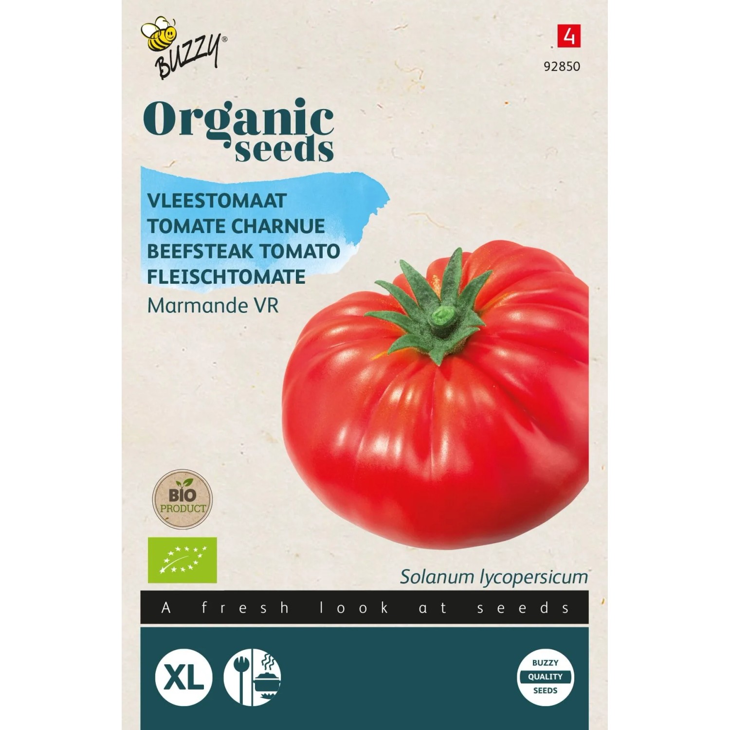 Buzzy Organic Fleischtomate Marmande VRBio SamenCa. 0,10 grAnbau im Innen- und Außenbereich