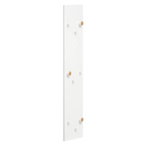 Schildmeyer Hakenpaneel Bjarne 109 cm x 24,5 cm x 2,6 cm Weiß-Matt