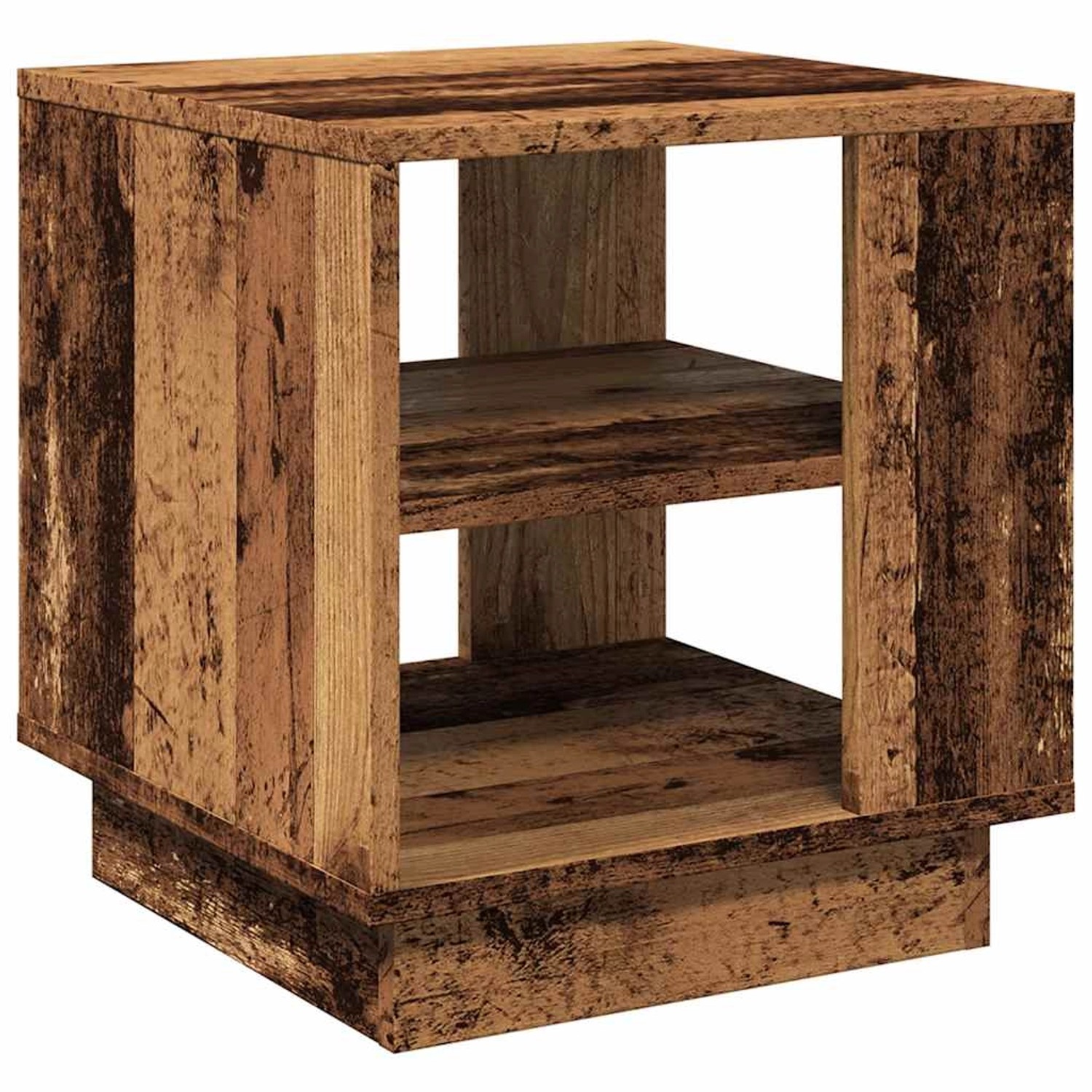 vidaXL Couchtisch Altholz-Optik 40x40x43 cm Holzwerkstoff 856804 günstig online kaufen