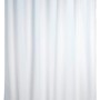 Weißer Anti-Schimmel Duschvorhang (180x200cm) mit Ringen.