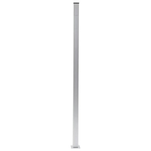 vidaXL Zaunpfosten 3 Stk Aluminium 185 cm 49077