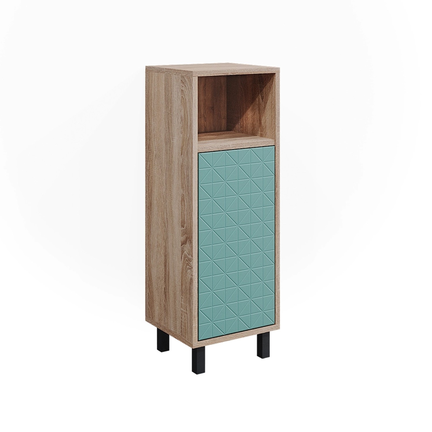 Vicco Midischrank Agasta Mintgrün/Sonoma 30 x 87 cm