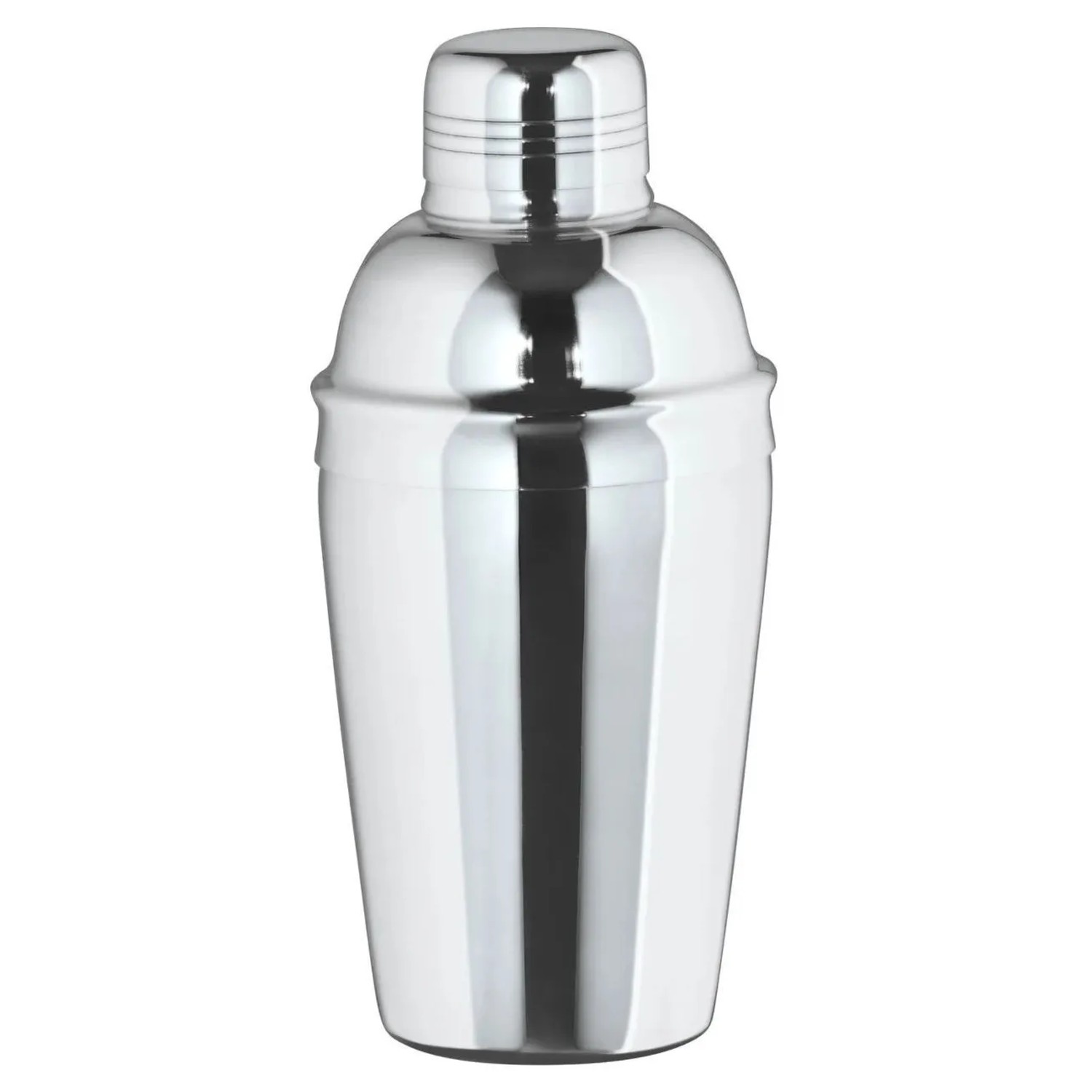 Ich-Zapfe Cocktail Shaker 3-Teilig Edelstahl 500 ml Silber