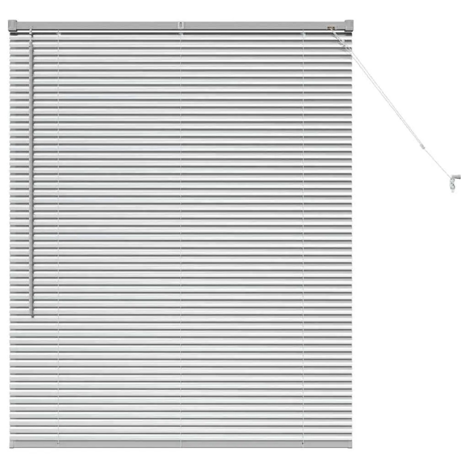 vidaXL Balkenjalousien mit Vorhängen Silber 130 x 100 cm Aluminium 42005897 günstig online kaufen