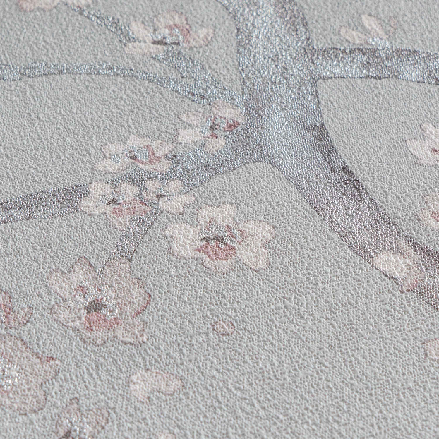 A.S. Creation Vliestapete Blütenmuster Floral 10,05 m x 0,53 m Grau-Rosa FS günstig online kaufen
