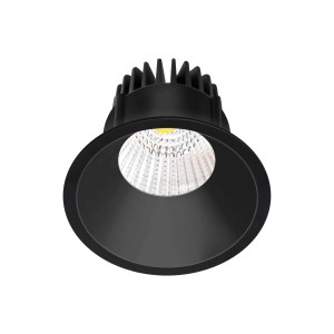Arcchio LED Einbaustrahler Niria 10017661 Modern in Schwarz aus Aluminium 1-flammig Wohnzimmerleuchte