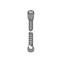 Grohe QuickFix Brauseschlauch VitalioFlex, 150 cm, Chrom, Detailansicht der Anschlüsse.