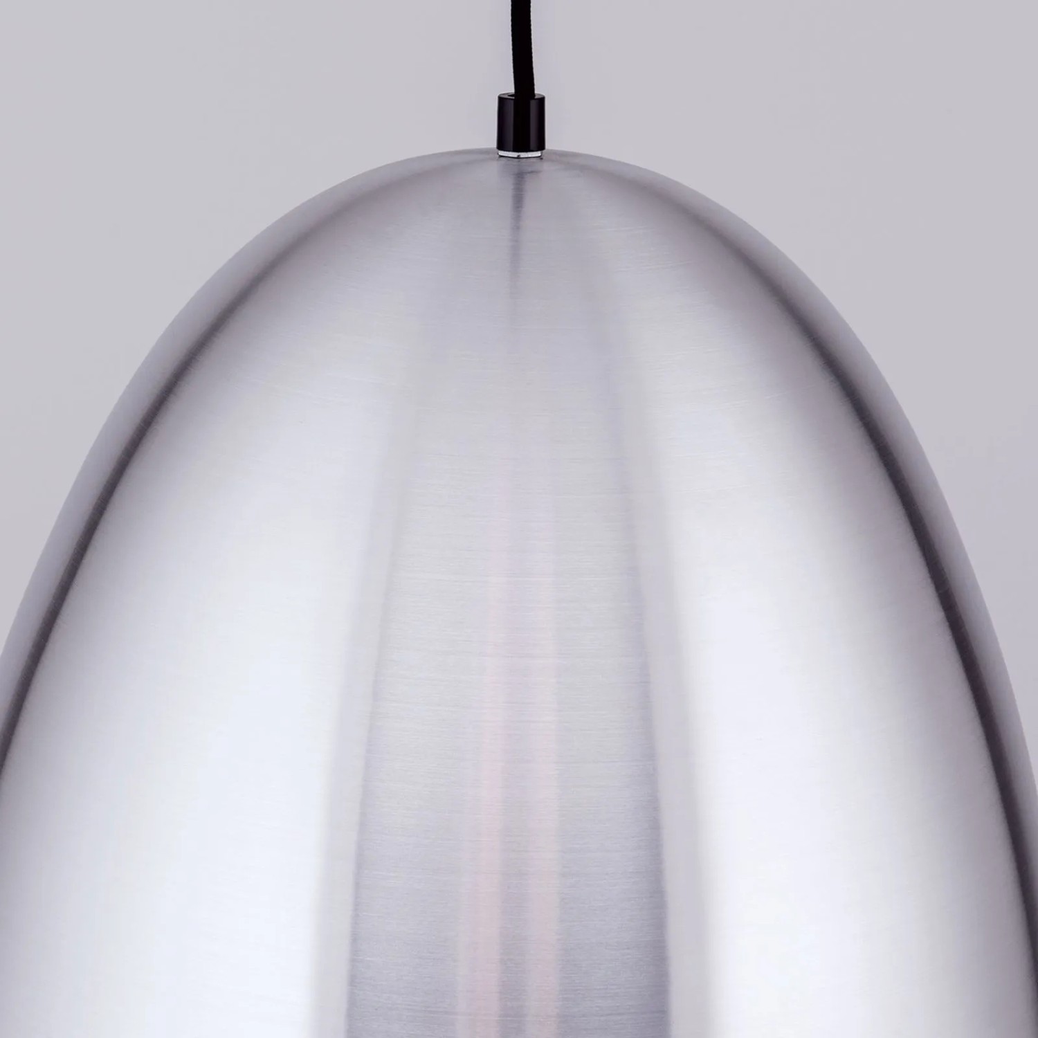 Hängeleuchte Loft, silber matt, 40x30cm. Moderne Lampe für E27 Leuchtmittel.