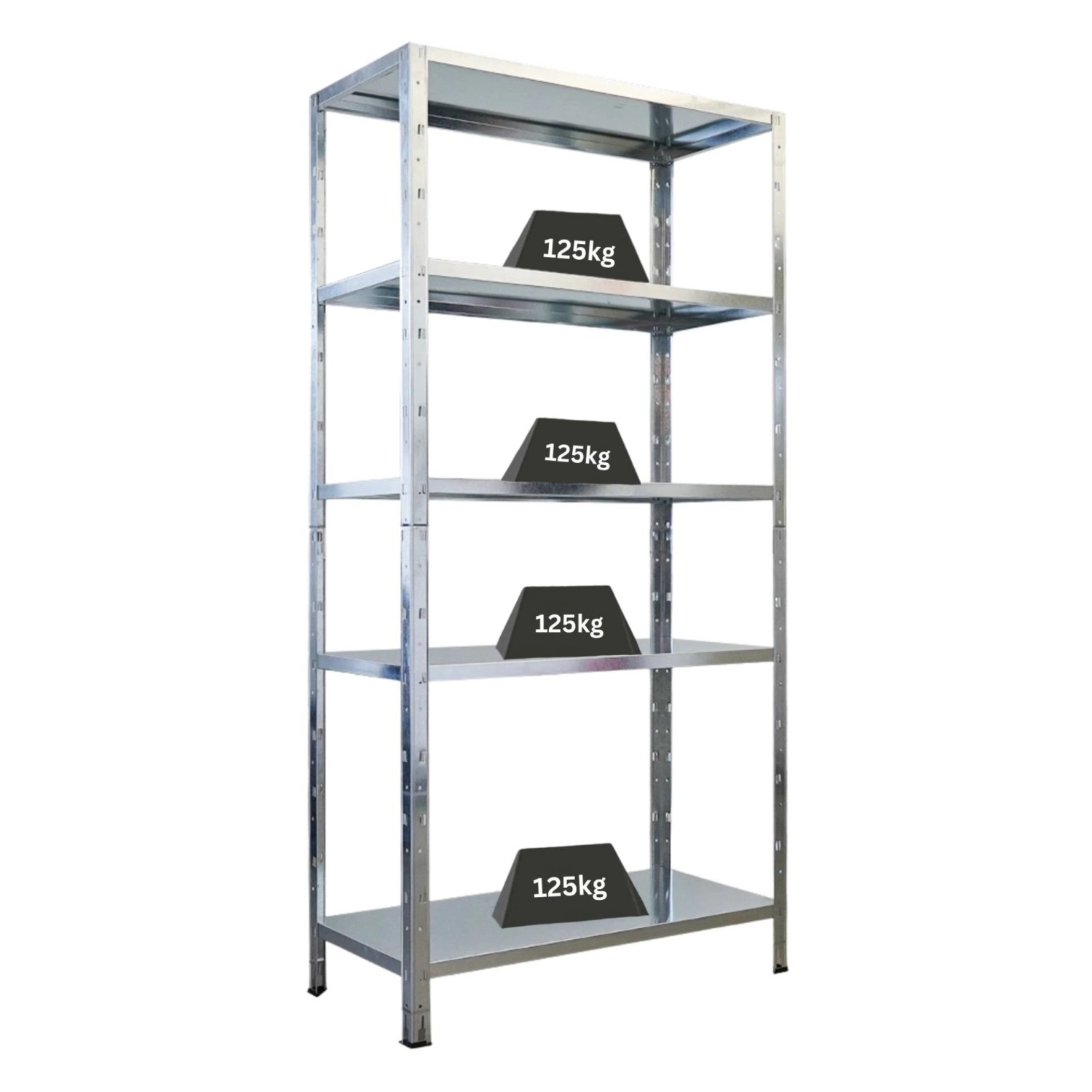 PROREGAL Schwerlastregal Ares HxBxT 180x90x40cm 5 Stahlplatten-Ebenen Fachl günstig online kaufen