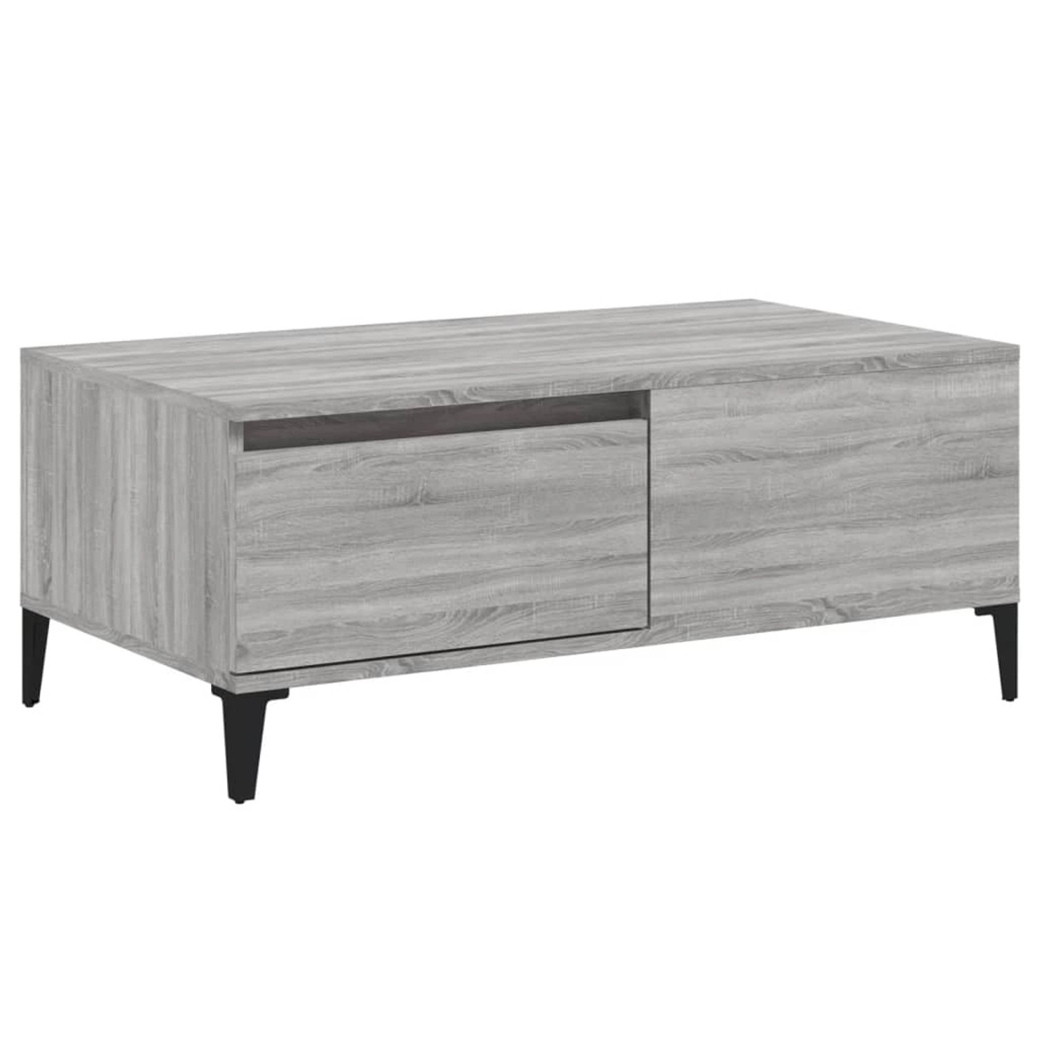 Vidaxl Couchtisch Grau Sonoma 90x50x36,5 Cm Holzwerkstoff günstig online kaufen