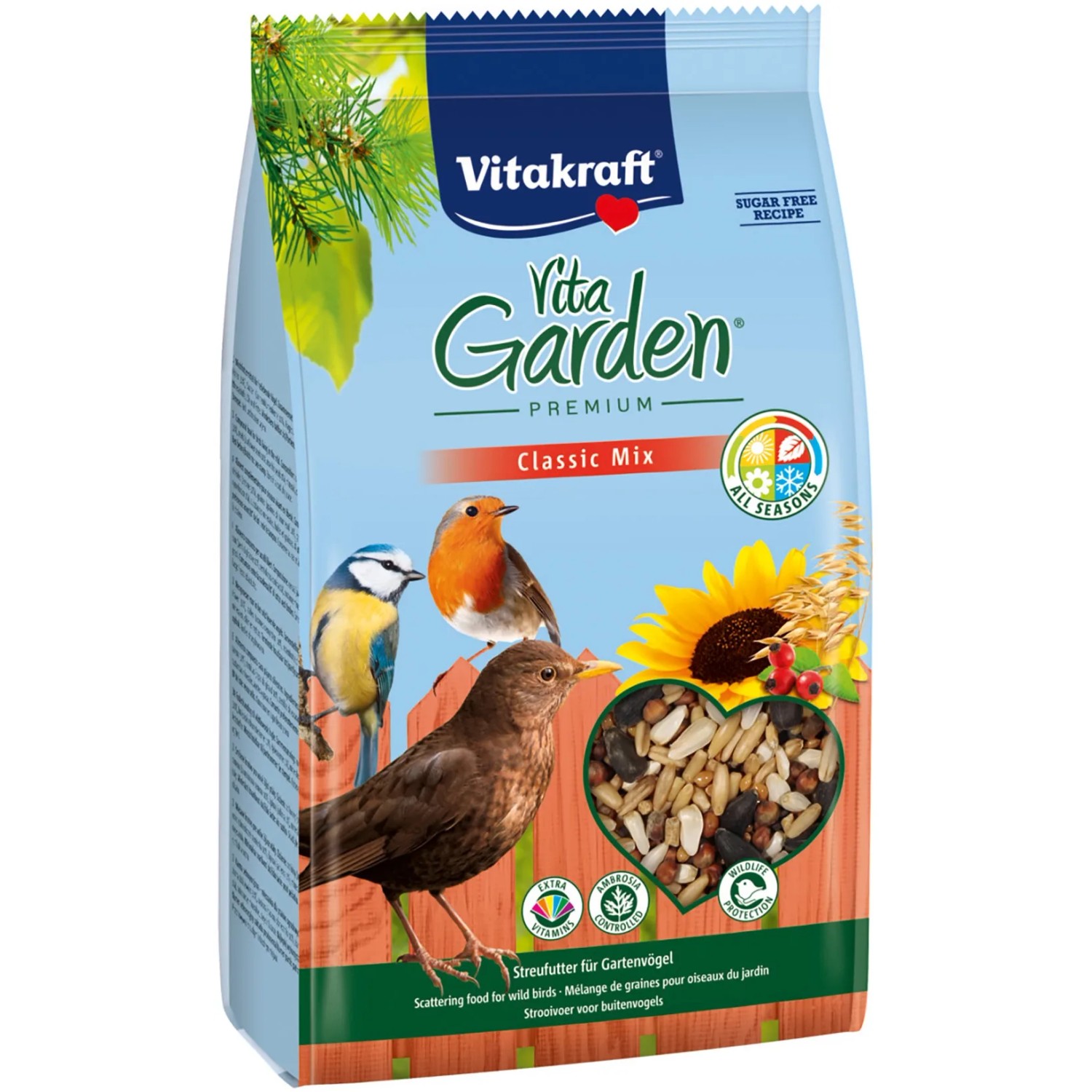 Vitakraft Wildvogelfutter VitaGarden Premium Classic-Mix 1 kg