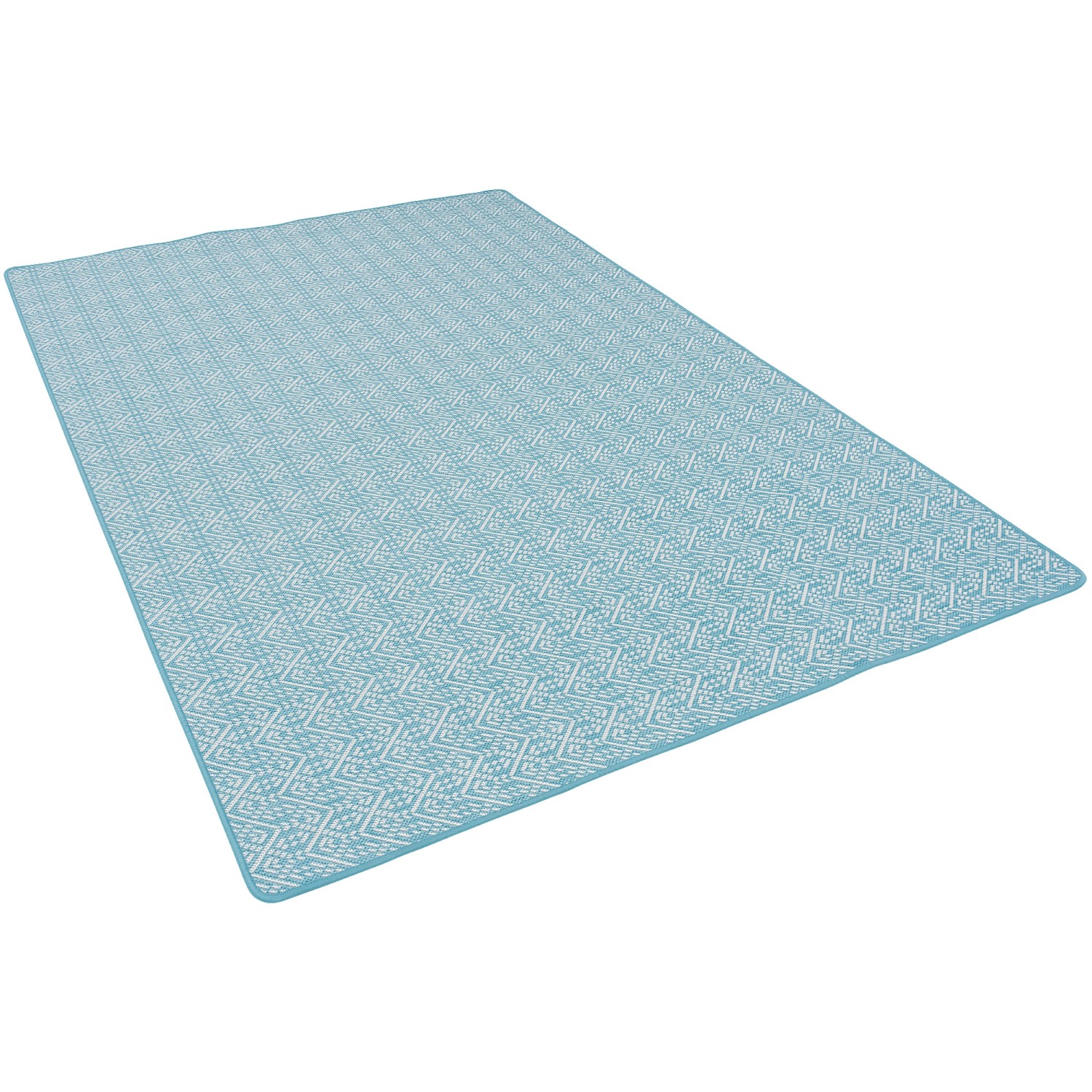 Snapstyle In- und Outdoor Teppich Beidseitig Cape Cod Türkis Trend 160x200c günstig online kaufen