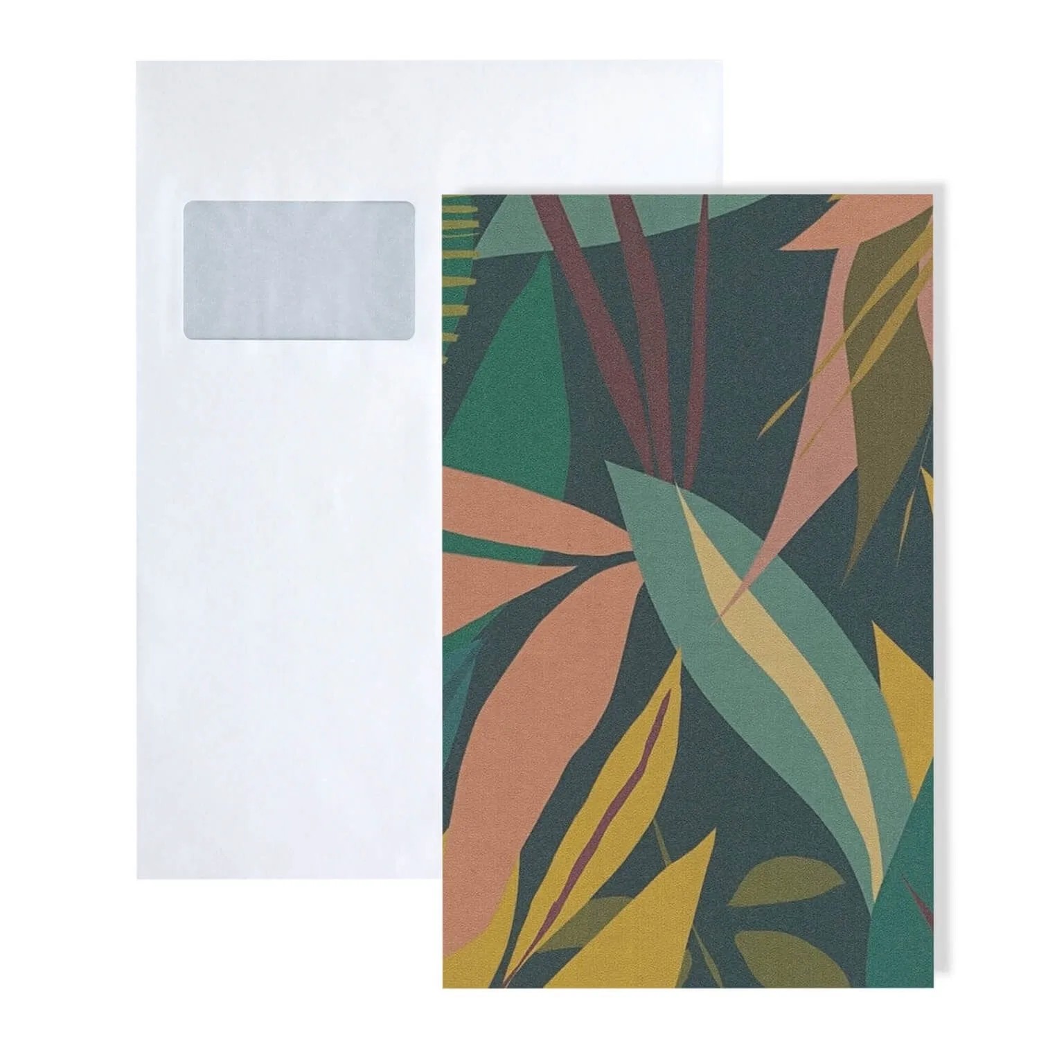 PROFHOME S-782091-GU DIN A4 Muster der Floralen Tapete 1 Musterstück