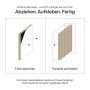 Montage des selbstklebenden Amadeo Akustikpaneels: Folie abziehen und Paneel anbringen.