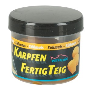 Westline Karpfenteig Süßmais, 100g, im wiederverschließbaren Behälter.