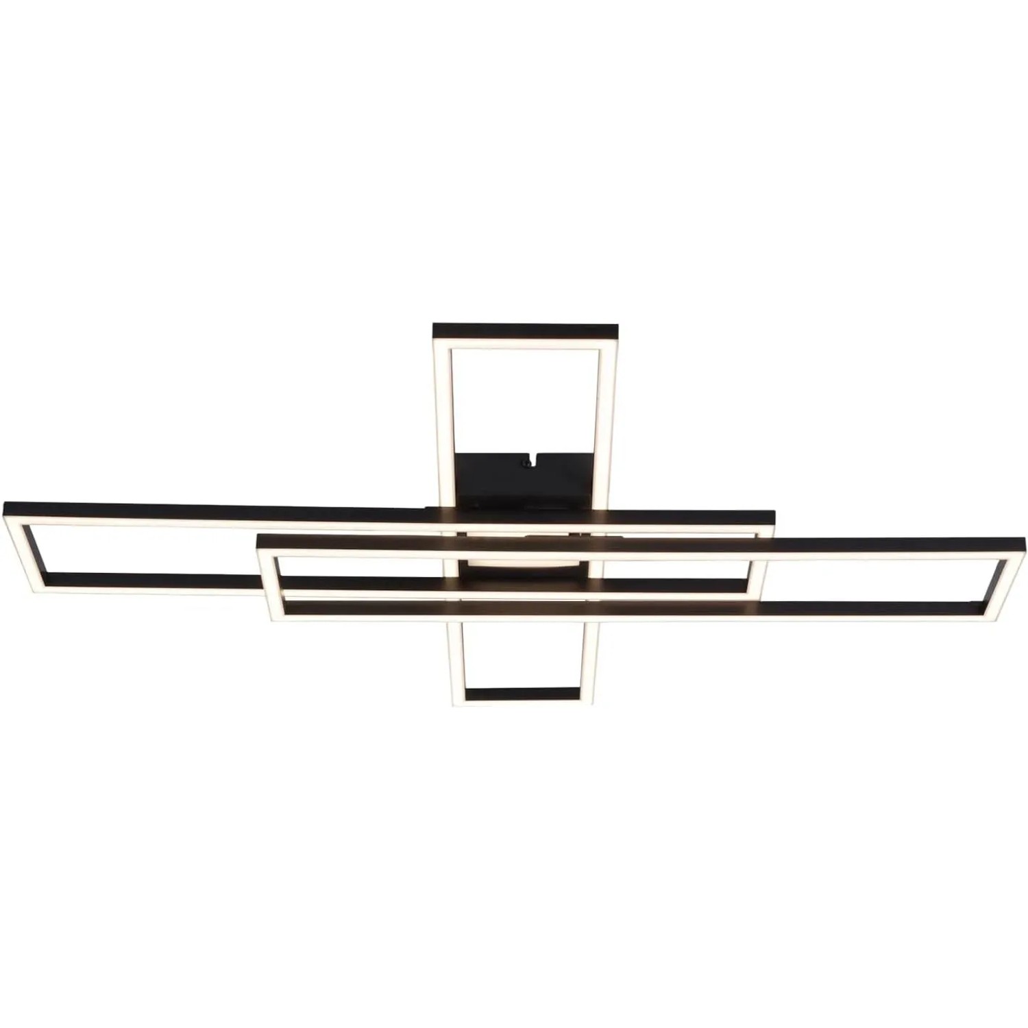 Nettlife Andrews Deckenleuchte aus Kunststoff Schwarz L 3 cm max. 56 W
