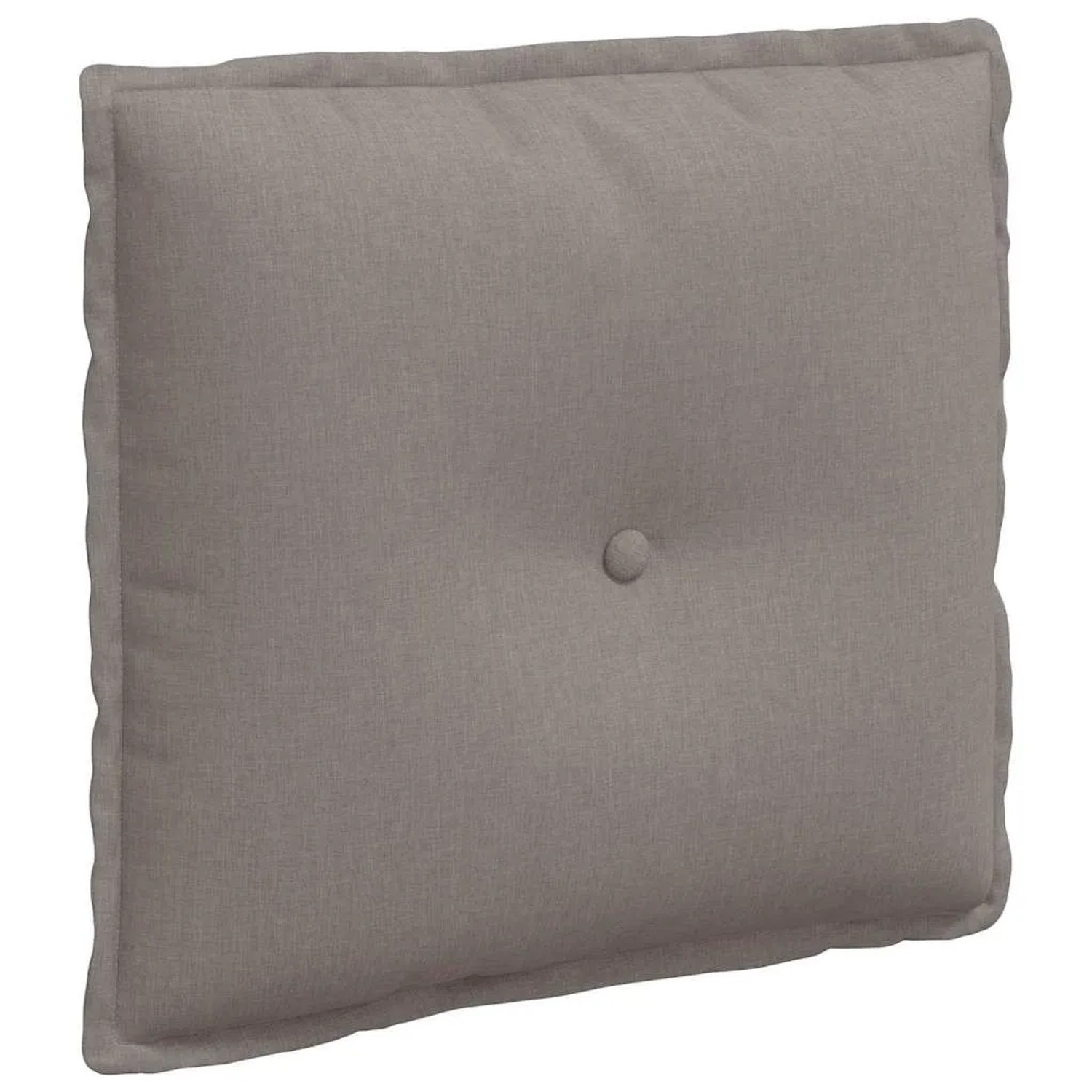 vidaXL Rückenkissen Taupe 50 x 19 x 45 cm Stoff 42014621
