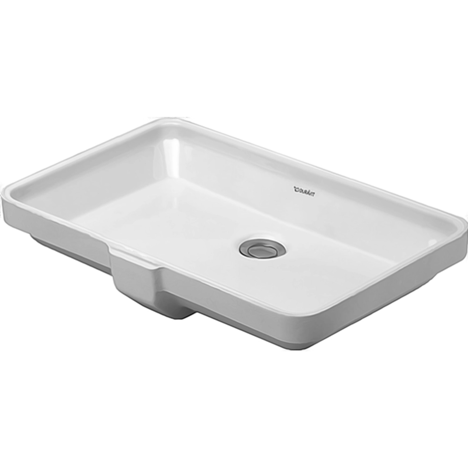 Duravit Einbauwaschbecken 2nd floor 55,5 cm Weiß mit Waschtisch