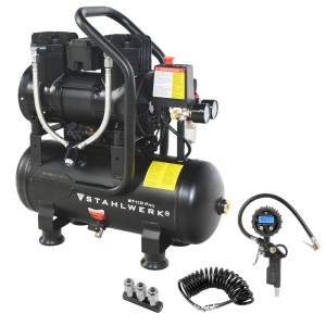STAHLWERK Kompressor ST 110 Pro Druckluftset Vollausstattung