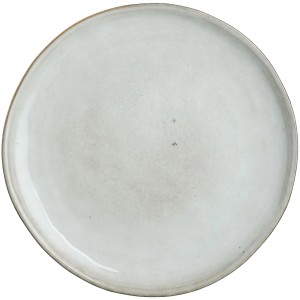 Grauer Speiseteller Tabo von Mica Decorations, Ø 20,5 cm, aus Keramik.