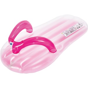 Aufblasbare Flip Flop Lounge mit LED, 180 cm, pink, für Pool und Badespaß.
