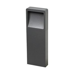 Moderne LED Außenleuchte Leya in Schwarz aus Aluminium für Garten und Terrasse.
