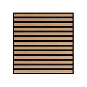 Decoflooring Akustikpaneel Light Oak, 4er-Set, zur Schallabsorption und Wandgestaltung.