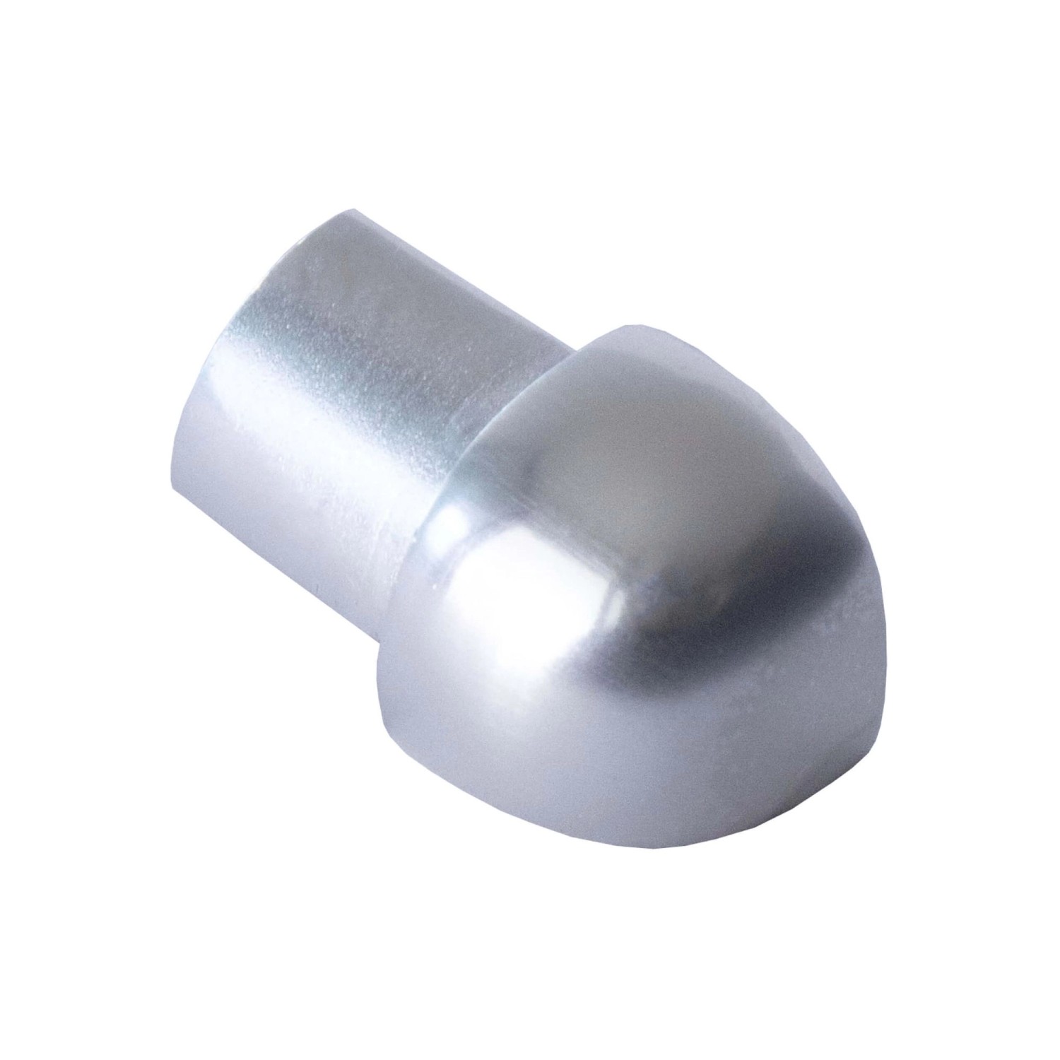 Dalsys Außeneck Fliesenschiene Viertelkreis 8mm Aluminium Chrome günstig online kaufen