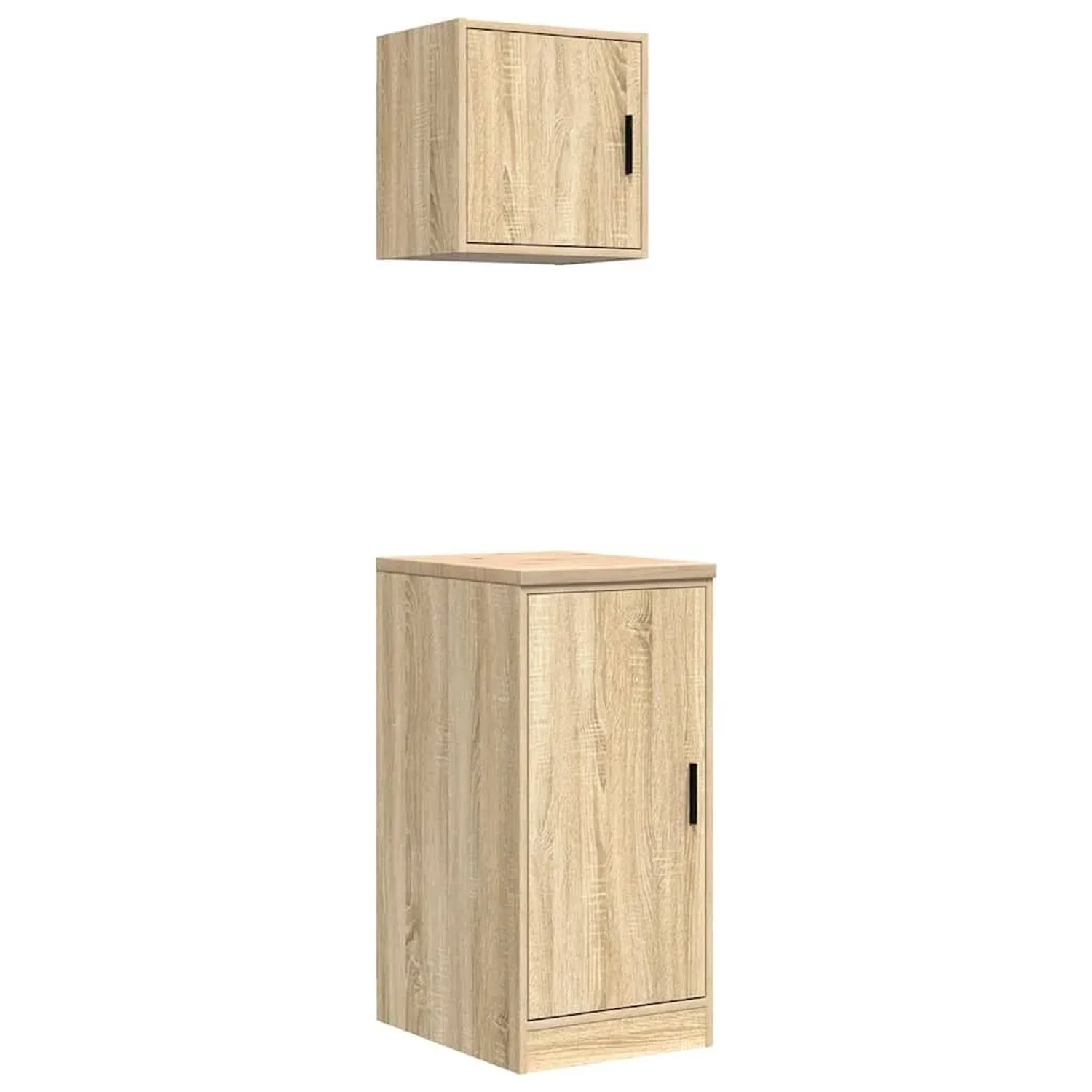 vidaXL Garagenschränke 2 Stk Sonoma-Eiche Holzwerkstoff 3328298