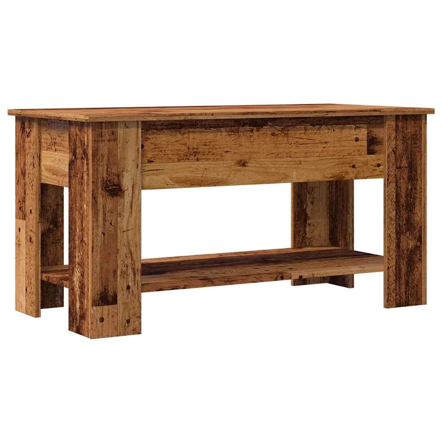 vidaXL Couchtisch Altholz-Optik 101x49x52 cm Holzwerkstoff 856926 günstig online kaufen
