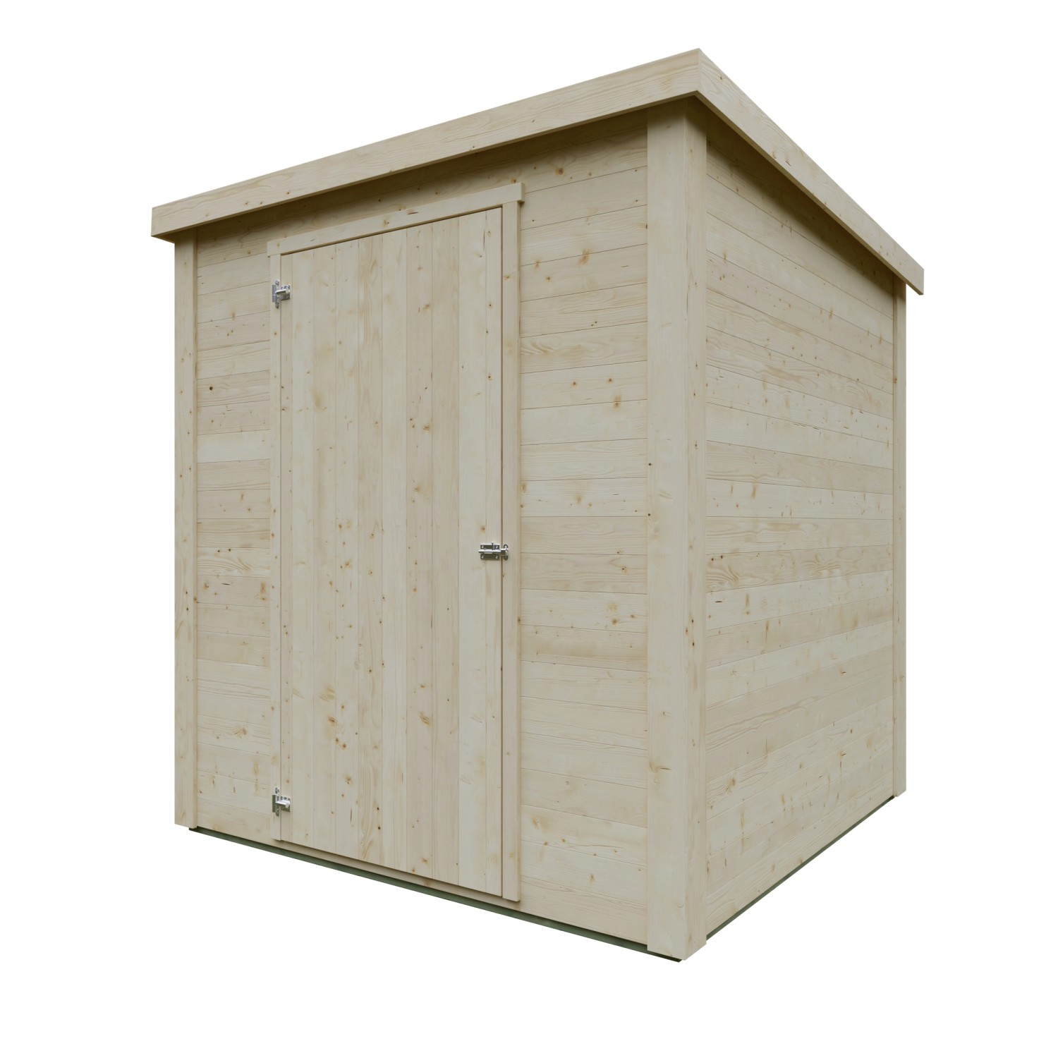 Kiehn-Holz Gerätehaus KH 16-009 Natur Unbehandelt 179 cm x 176 cm