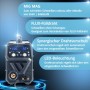 STAHLWERK MIG MAG 200 ST Schweißgerät: Inverter Schweißmaschine mit Zubehör für vielseitige Schweißarbeiten.