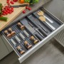SOTECH ORGA-BOX Vario SET 3 Anthrazit für 80er Schublade Mehrzweckeinsatz Gewürzeinsatz Antirutschmatte Orga-Weave_4