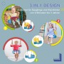 Outsunny Babyschaukel mit verstellbarem Seil, 3-in-1 Design für Kinder von 9-36 Monaten.