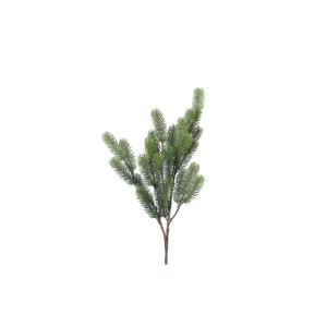 Grüner künstlicher Tannenzweig, 70 cm, für Weihnachtsdeko, Gestecke und Kränze.