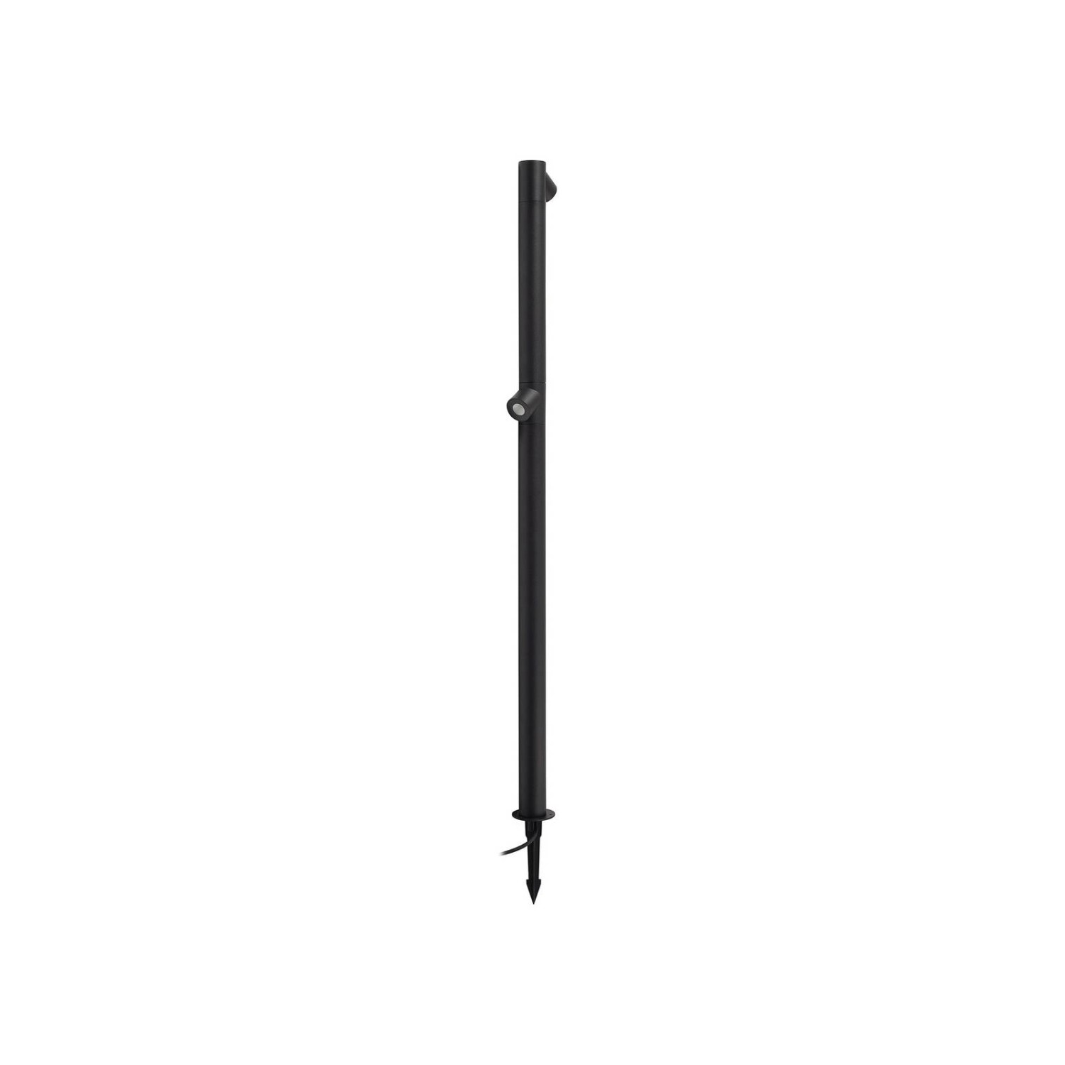 Lindby LED Außenleuchte Luzian 10025705 Modern in Schwarz aus Metall 2-flam günstig online kaufen