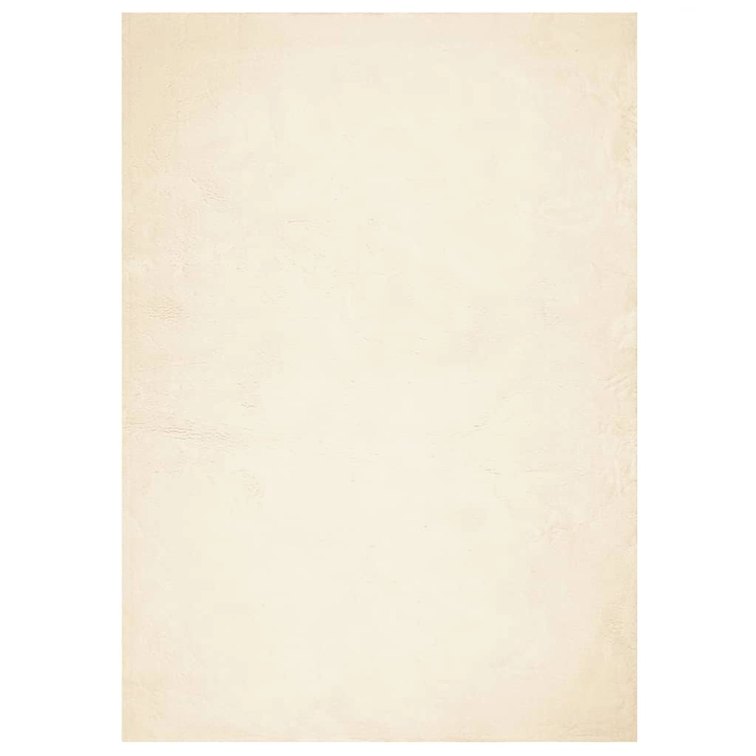 vidaXL Teppich Huarte Kurzflor Weich Und Waschbar Creme 140x200 Cm 1931297 günstig online kaufen
