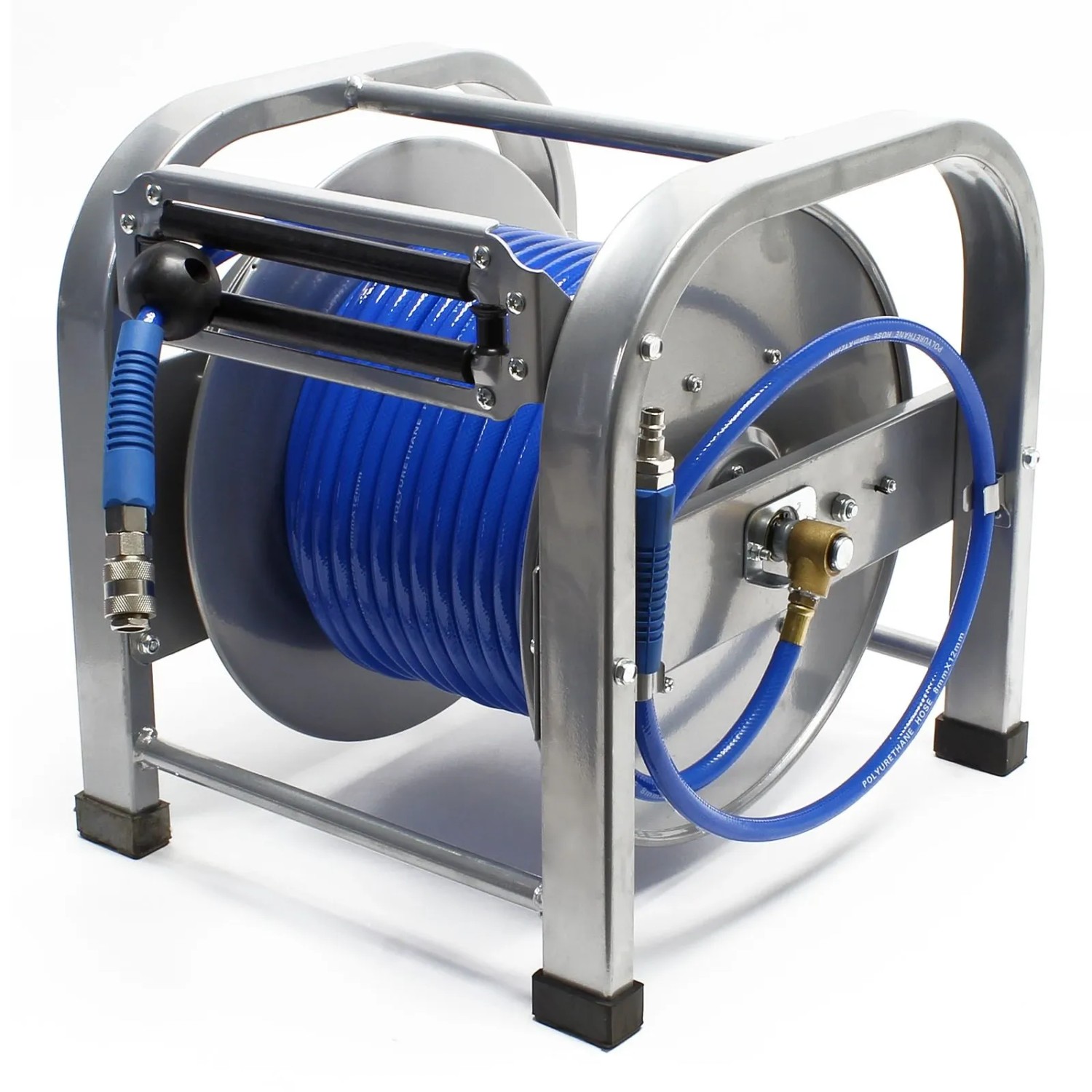 Wiltec Automatischer Druckluft Schlauchaufroller 30 M 12 Bar Schlauchtrommel