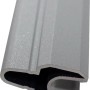 GroJa Solid Lisenenprofil, silbergrau, 180 cm, für Zaunbau & Sichtschutz.