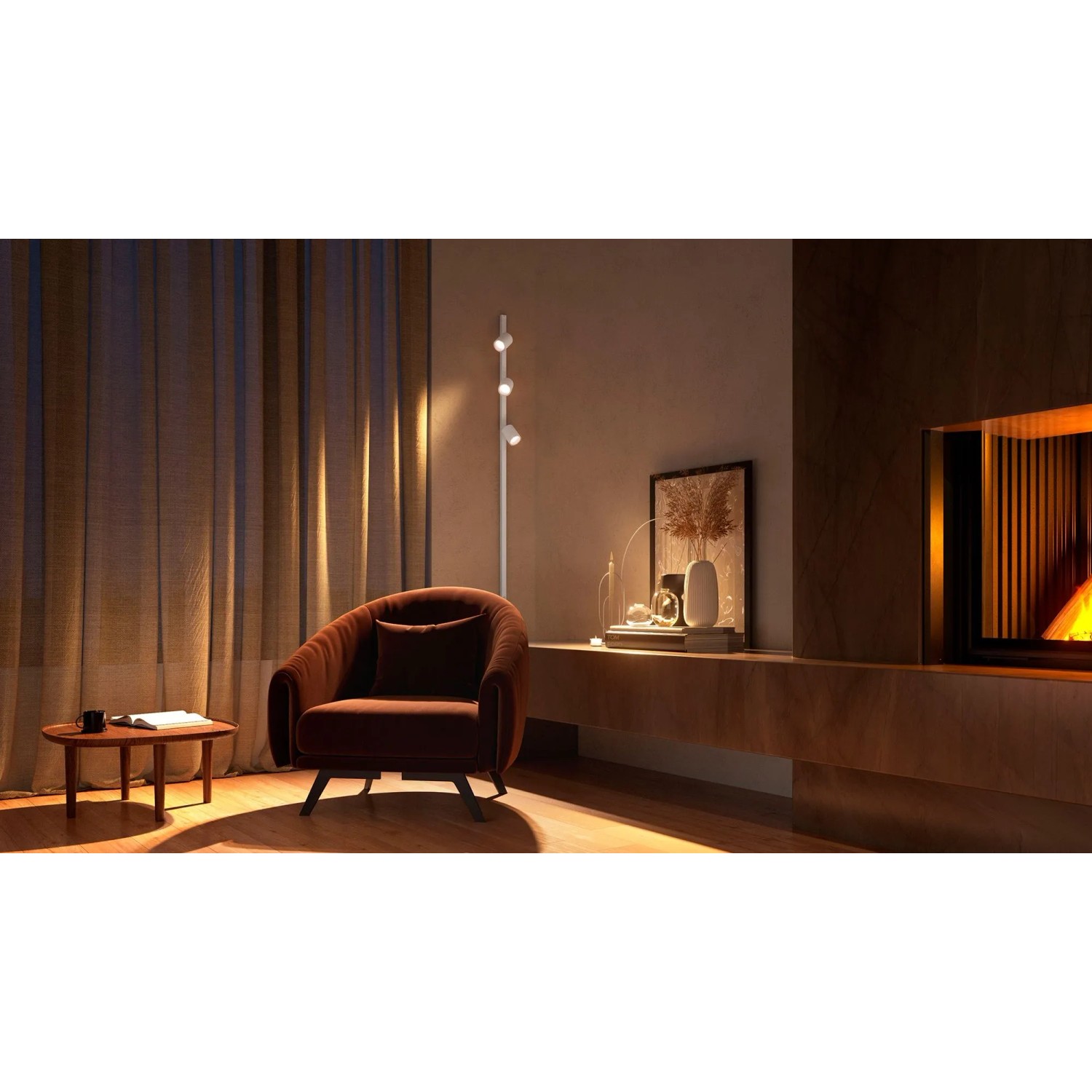 Philips Hue LED-Deckenleuchte Perifo Schienensystem 4 Spots Weiß_8