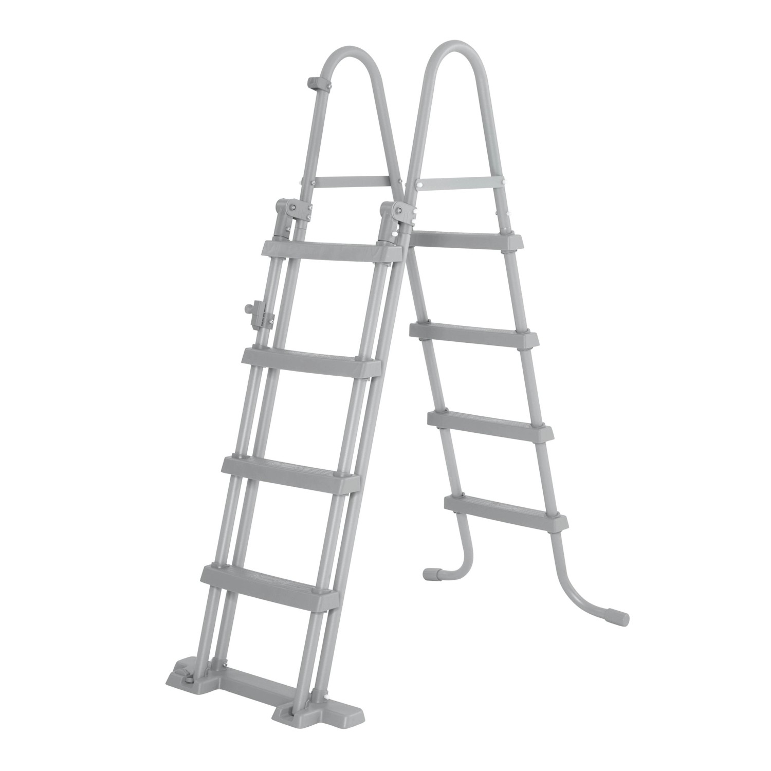 Leiter für Bestway Stahlrahmen Pool Set Steel Pro Max, grau.