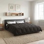 vidaXL Sommerdecke Gepolstert Anthrazit 200 x 240 cm Mikrofaser 42025909_2