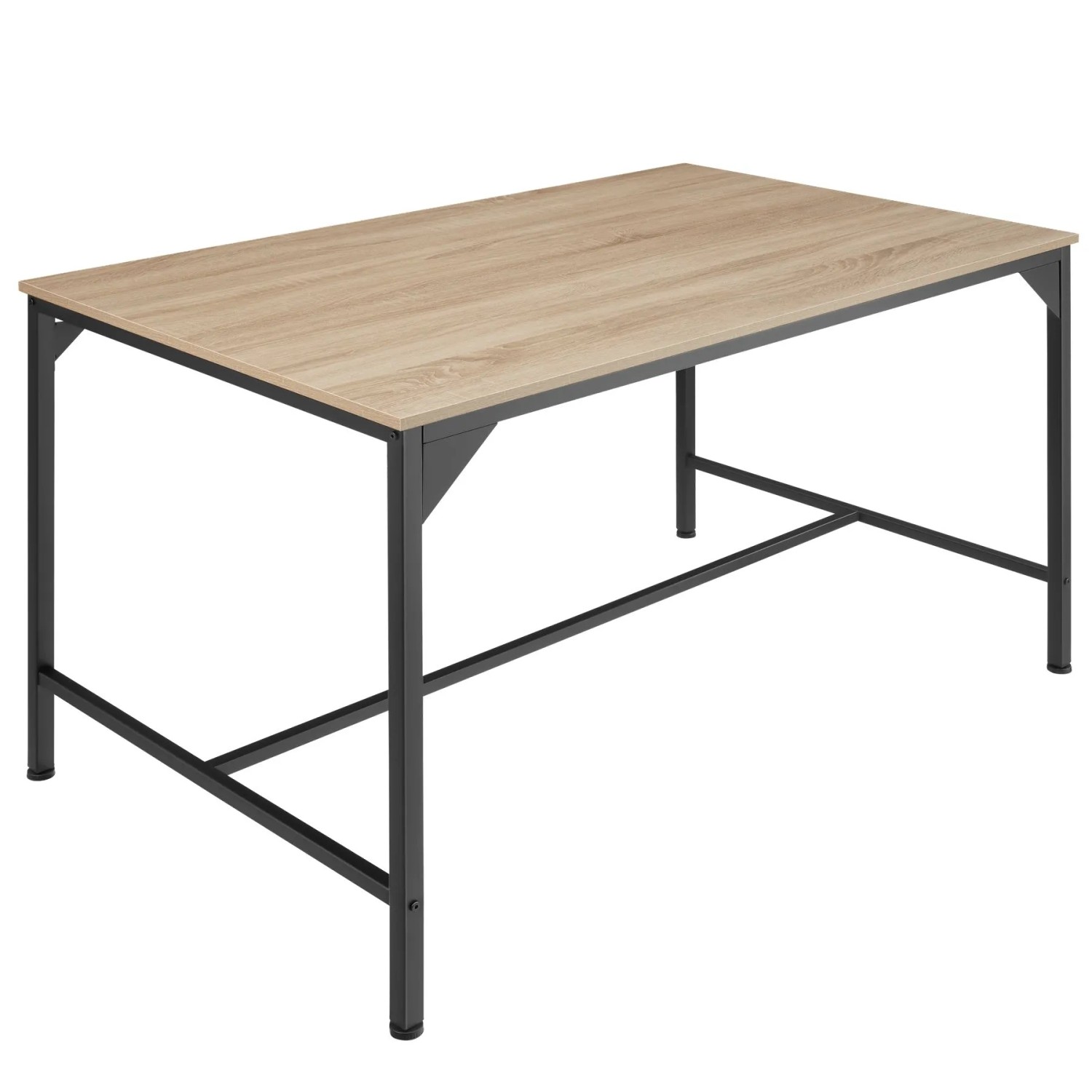 Tectake Esstisch Belfast Industrial Style Holz Und Stahl 120 X 75 X 75 Cm Industrial Holz Hell Eiche Sonoma